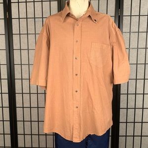 Kangol button up short sleeve size XL tall